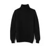 Suéter de Cachemira para Niños Otoño e Invierno Suéter de Cachemira de Cuello Alto Grande para Niños Camiseta Base de Lana de Color Sólido para Hombres y Mujeres
