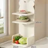 Estantes de almacenamiento a ambos lados de la campana extractora, estante de cocina multifuncional, estante multifuncional de pared para ollas y especias