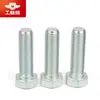 Venta Directa de Fábrica Punto de Venta Liberación Rápida Acero al Carbono Grado 8.8 Ecológico Zinc Azul y Blanco Exterior Hexagonal Rosca Completa Tornillo Gb5783
