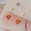 Pendientes largos de amor, diseño de nicho, sencillos y combinables, 2022, nuevos pendientes de moda para mujer en verano.