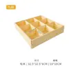 Caja de almacenamiento de madera con patrón de rejilla para puestos, directo del fabricante, bandeja divisoria de escritorio con cuentas multicompartimento, bandeja de cajón