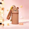 Llavero de Silicona Billetera para Monedas Bolsa Borrador Bolsa de Almacenamiento Regalo para Estudiante Bolsa para Maquillaje Lápiz Labial Estuche para Auriculares Colgante de Accesorio