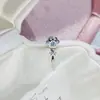 Nuevo Lindo Anillo de Herradura con Lazo de Pata de Gato Rosa, Exquisitos Pendientes de Acero de Titanio Frescos y Dulces para Perforación de Oreja