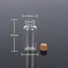 Garrafa de Vidro com Rolha, Garrafa de Vidro Transparente para Desejos, Garrafa Pequena de Vidro Espesso, Garrafa Pequena de Vidro com Rolha de Pequena Capacidade