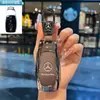 Adequado para Capa de Chave de Carro Mercedes-Benz C300L/E260L/Gla200L Concha Glc/Gle350/Glb220L Estojo de Chave