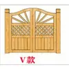 Portas de madeira anticorrosivas para exterior, portões de pátio, portas de jardim de folha única, portas de portão de exterior de folha dupla, portões para animais de estimação.