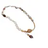 Nueva Estatua de Buda Estilo Chino Pulsera de Jade Colorido Circón con Cuentas Estilo Chino Tendencia Nacional Pulsera Versátil Moda Nueva Joyería para Manos Al Por Mayor