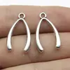 25x14mm 1,5g Acessórios de Joias Multicor Atacado Joias Acessórios DIY Pingente Osso da Sorte