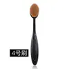 Explosiones No. 4 cepillo de dientes base cepillo negro No. 4 pinceles de colorete súper suaves herramienta de maquillaje BB Cream Pincel de maquillaje individual