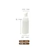 Botella rociadora de espuma de PE de fábrica, botella de detergente seco para chaqueta de plumas, botella de plástico espumante para limpiador facial, botella de mousse de química diaria