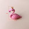 Accesorios Pequeños DIY Hechos a Mano para Niños Material de Decoración de Juguete de Arcilla Resina Flamenco Modelo Pequeño Adornos Venta al por Mayor