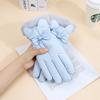 Guantes Invierno Mujer Cálidos A prueba de frío con forro polar Engrosados Esquí Ciclismo Lindo Estudiante Guantes de Algodón Pantalla Táctil Ciclismo