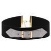 Collar de Terciopelo Coreano Negro Gótico Retro Europeo y Americano Hebilla de Metal Cadena para el Cuello Cadena para el Cuello Cadena Collarín