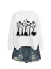 Amazon eBay sitio independiente de moda y único para mujer, recipiente químico de cinco frascos, sudadera floral otoño-invierno para comercio exterior