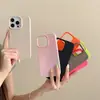Adecuado para Funda de Teléfono iPhone 17 Pro Max, Silicona, Apple 16 Mate, 15 Ultra Delgada, 14 Color Sólido, 13 Unisex, 11/X