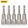 Deli DL4806-20 Piezas socket magnético fuerte 6mm acero aleado interior y exterior hexagonal llave por lotes Cabeza Eléctrico