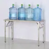 Mesa plegable de acero inoxidable 304, mesa redonda giratoria, puesto de Dapa para hotel, mesa de agua corriente, puesto de comedor para el hogar, mesa redonda