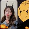 Tiara de Halloween Chifres de Diabinho Cosplay Orelhas de Elfo Presilha de Cabelo Abóbora Tiara Acessórios de Cabelo
