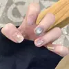 Unhas de Primavera e Verão Senso Avançado Livro Vermelho Pequeno Explosões Adesivo de Unha Amor Strass Spice Girl Usar Adesivo de Unha Postiça
