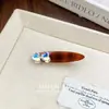 Pinza Exquisita para el Cabello con Forma de Corazón y Pedrería Coreana, Accesorio para el Cabello, Pinza de Acetato Tipo Pato, Pasador, Pinza para Flequillo, Adorno para el Cabello para Mujeres