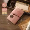 Cuaderno de Hojas Sueltas Estudiante Papel Kraft Libreta de Mano Bloc de Notas Simple Diario DIY Cuaderno de Viaje Antiguo