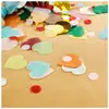 Fabricante Venta al por mayor Confeti de Colores Cañón de Fuegos Artificiales Relleno de Papel Ceremonia de Boda Lanzar Piezas Redondas Globos Lentejuelas Festivo