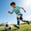 Conjunto de Uniforme de Fútbol para Niños, Personalizado para Niños, Estudiantes de Primaria, Uniformes de Equipo de Competición Profesional, Uniformes de Entrenamiento para Niñas, Camisetas de Fútbol de Manga Corta