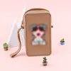 Nova bolsa de silicone para retrato divertida transfronteiriça, bolsa transversal à prova d'água, bolsa de mão portátil para celulares, chaves e moedas, em estoque