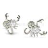 Pendientes de titanio Jiang F136 de titanio con escorpión y circonita, fabricantes transfronterizos, joyería para perforaciones corporales de aleación de titanio G23, clavos para el cartílago de la oreja