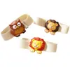 Cuerda para atar cortinas de león de dibujos animados, tira, cordón de amarre para decoración de sala de estar y habitación infantil, cordón elástico para fijar cortinas translúcidas