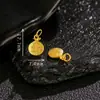 Colgante Pequeño Completo de Plata S925 Chapado en Oro Estilo Antiguo Accesorio DIY Moda Nuevo Estilo Chino Versátil Adorno Colgante Accesorio