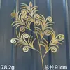 Flor Artificial Dourada Eucalipto Folha de Ginkgo Flor de Folha de Ouro Fruta Vermelha Balde de Bênção Festiva de Ano Novo Acessórios Arranjo de Flores Flor de Natal