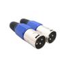 Suministro directo de fábrica de conector macho y hembra Canon de tres núcleos, cabezal suizo Canon, conector de micrófono, grifo de tarjeta de 3 núcleos macho y hembra