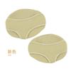 Almofada de palma frontal antiderrapante SEBS pano frontal meia almofada salto alto feminino meio tamanho almofada antiderrapante gel meio tamanho almofada absorção de choque