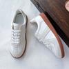 Zapatos de Mujer de Cuero Genuino Nuevos 2026, Tenis Versátiles, Zapatos Blancos de Primavera para Mujer, Zapatos de Entrenamiento Planos Casuales Alemanes, Modernos