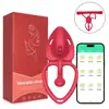 Herramienta de Juguete Vestible Suma Dispositivo Femenino Controlado Remotamente Vestible para Hombres y Mujeres