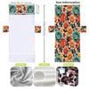 Capa de cadeira de praia de microfibra exclusiva transfronteiriça, toalha reclinável, bolsa de toalha de praia, impressão digital 3D, série floret