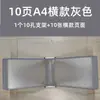 Soporte de Exhibición Magnético de Páginas Abatibles A4 10 Páginas Soporte de Documentos para Montar en Pared Carpeta para Hoja de Instrucciones de Operación de Taller Bolsa Insertable Transparente