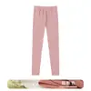 Calça longa feminina pura para mães de meia-idade e idosas, calça de lã completa, tamanho grande, folgada, calça térmica de inverno para idosos, calça fina
