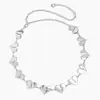 Cadena de Cintura en Forma de Corazón para Mujer, Accesorio de Vestido, Decoración Estilo Ins, Cadena para Falda Jk, Cinturón de Cadena Fina Metálico Versátil