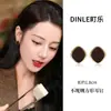 Pendientes Cuadrados Vintage de Plata de Ley S925 para Mujer, Estilo de Nicho de Gama Alta, Elegantes Pendientes Geométricos de Terciopelo con Sentido de Atmósfera