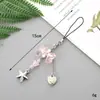 Colgante Creativo Nuevo Colorido de Corazón con Lazo para Funda de Teléfono Móvil Cadena Colgante para Llavero Colgante Pequeño Exquisito Hecho a Mano