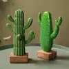 Estilo Escandinavo Creativo Cactus de Resina Maceta Adornos Sala de Estar Dormitorio Plantas Planta Verde Falsa Decoración Muebles
