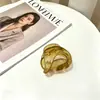 Presilha de Cabelo Abalone Cor Série Tartaruga Acrílico 9cm para Mulheres, Venda Direta do Fabricante, Presilha Tubarão Estampa Leopardo, Acessório de Cabelo Elegante