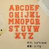 Adesivo Divertido Decorativo Multicolorido com 26 Letras Geli Especial Funcional Feltro Autoadesivo Patch Bordado Criativo para Toalha