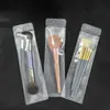 Bolsa de Plástico para Empaque Largo de Eva para Brochas de Maquillaje, Bolsa Sellada con Decoración para Colgar, Bolsa de Eva con Inserto con Tecnología de Alta Frecuencia