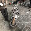Roda de mina de aço fundido tipo basculante oca sólida roda de forno fundição forjamento mina patinete plano par de rodas de mina de ferro fundido