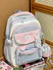 Nuevo Mochila de Estilo Universitario de Aspecto Elevado, Fresca y Dulce, Transparente, para Estudiantes de Secundaria y Preparatoria, Ligera para Viajes, Gran Capacidad