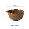 Snack de Té Retro de Alto Valor Matcha Cerámica Tazón Japonés Hecho en Horno Cerámica de Alto Valor Tazón de Agua Oficina Hogar