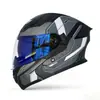 Capacete Articulado para Motocicleta Voss Novo Padrão Nacional, Lente Dupla, Para Todas as Estações, Capacete Integral Unissex, Capacete de Verão, Certificado 3C